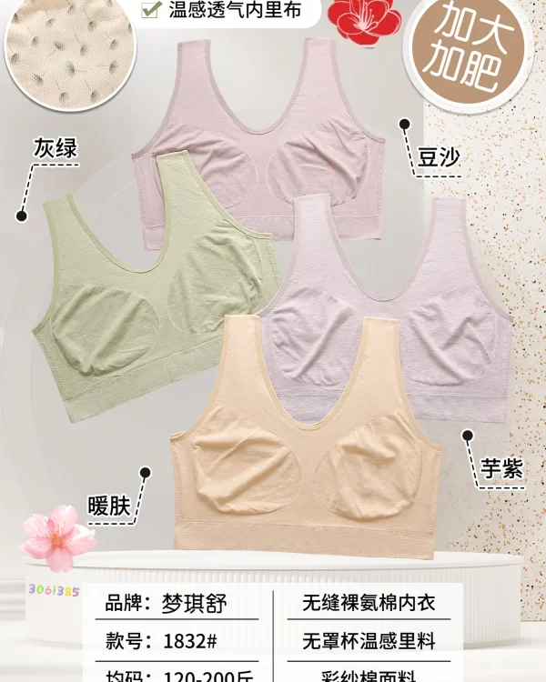 Wholesale Plus Size Vest Bra (1832) - China lingerie manufacturer & supplier