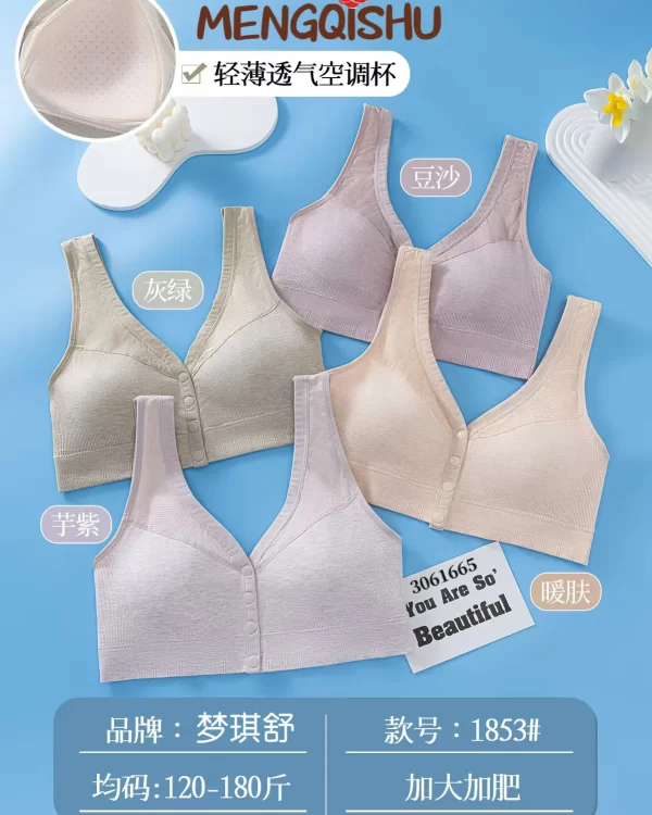 Wholesale Plus Size Front Closure Bra (1853) - China lingerie manufacturer & supplier