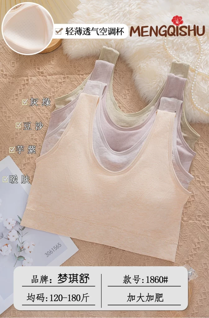 Wholesale Plus Size Vest Bra (1860) - China lingerie manufacturer & supplier