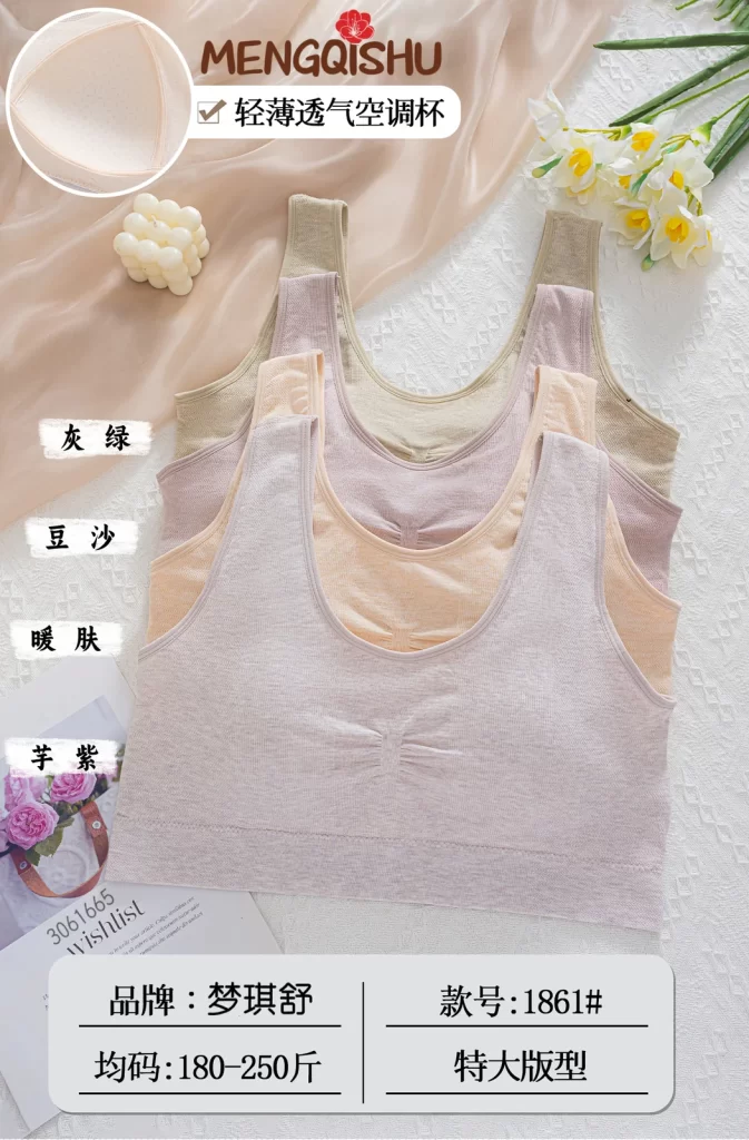 Wholesale Plus Size Vest Bra (1861) - China lingerie manufacturer & supplier