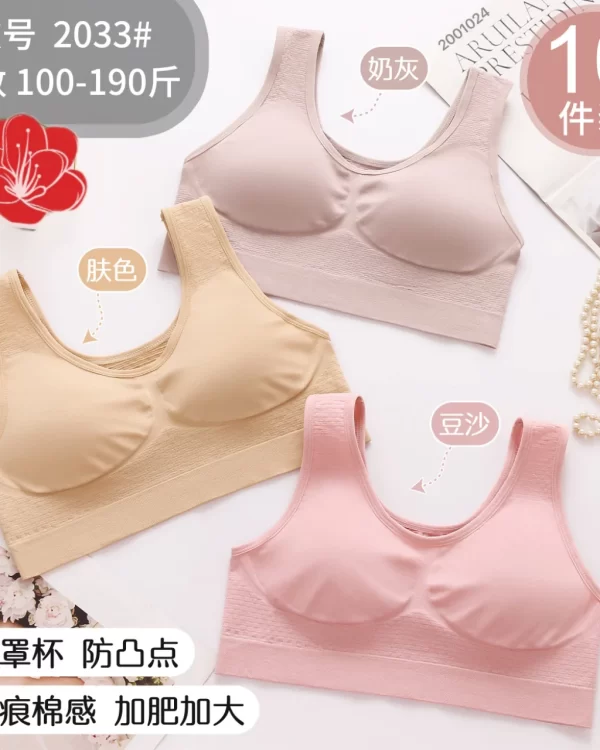 Wholesale Plus Size Vest Bra (2033) - China lingerie manufacturer & supplier