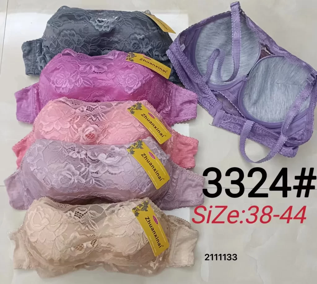 Wholesale Plus Size Bandeau Bra (3324) - China lingerie manufacturer & supplier