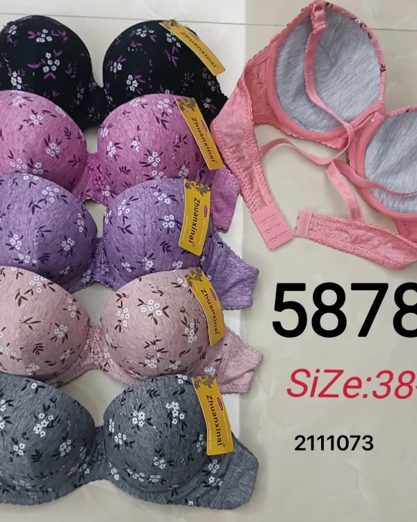 Wholesale Plus Size Floral Print Bra (5878) - China lingerie manufacturer & supplier