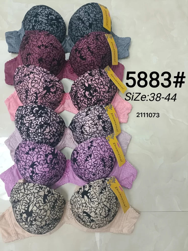 Wholesale Plus Size Floral Print Bra (5883) - China lingerie manufacturer & supplier