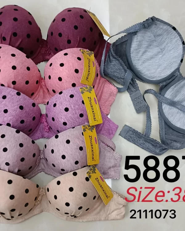 Wholesale Plus Size Polka Dot Bra (5887) - China lingerie manufacturer & supplier