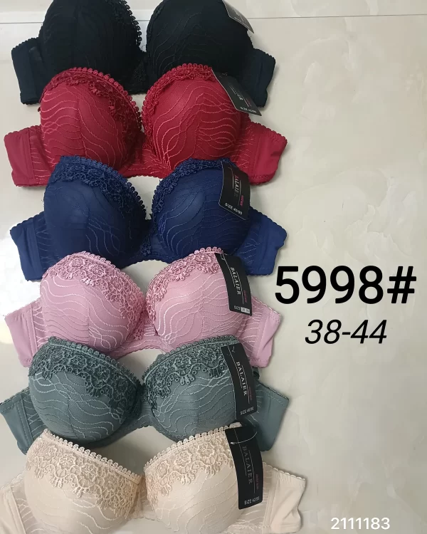 Wholesale Plus Size Lace Trim Bra (5998) - China lingerie manufacturer & supplier