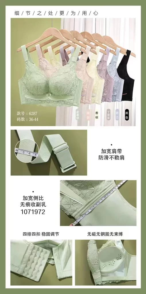 Wholesale Plus Size Bra (6287) - China lingerie manufacturer & supplier
