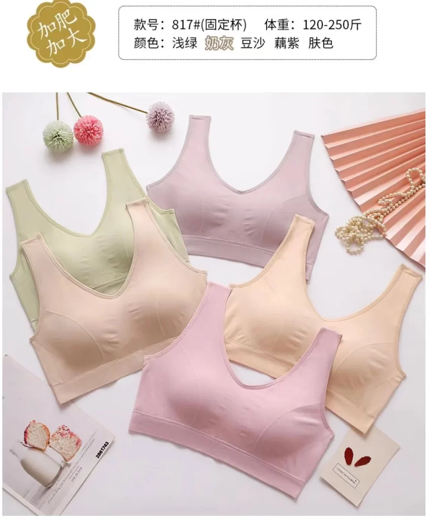 Wholesale Plus Size Vest Bra (817) - China lingerie manufacturer & supplier