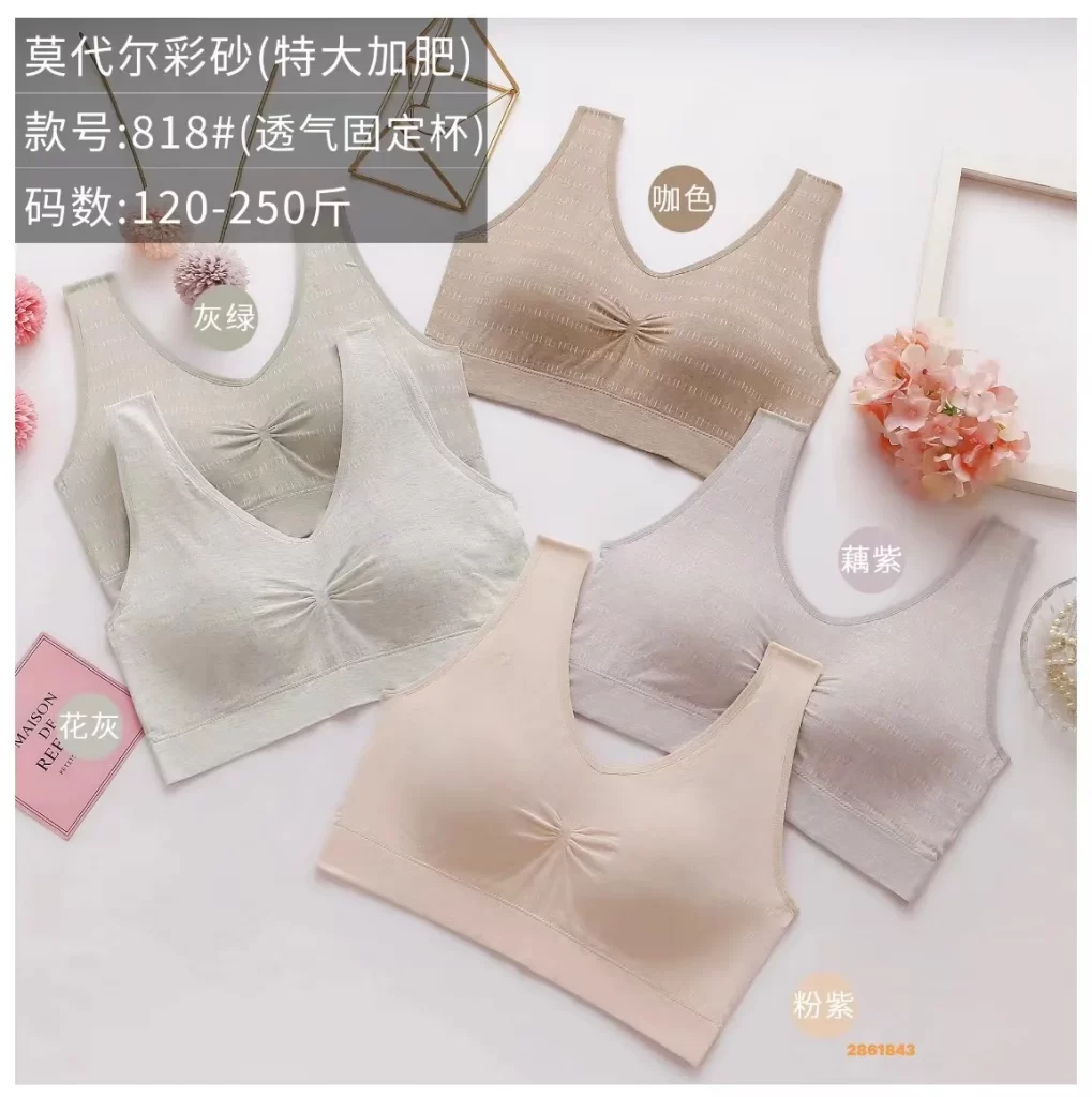 Wholesale Plus Size Vest Bra (818) - China lingerie manufacturer & supplier