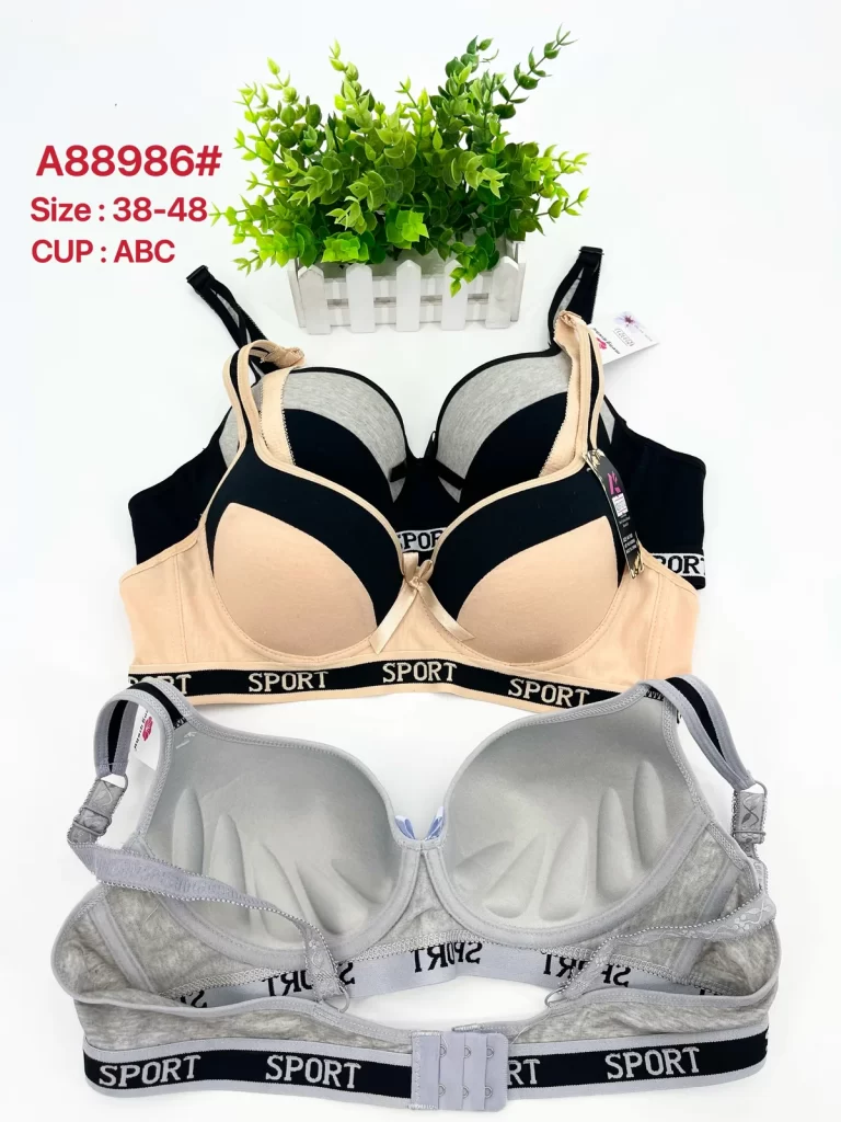 Wholesale Plus Size Sports Bra A Cup (A88986) - China lingerie manufacturer & supplier