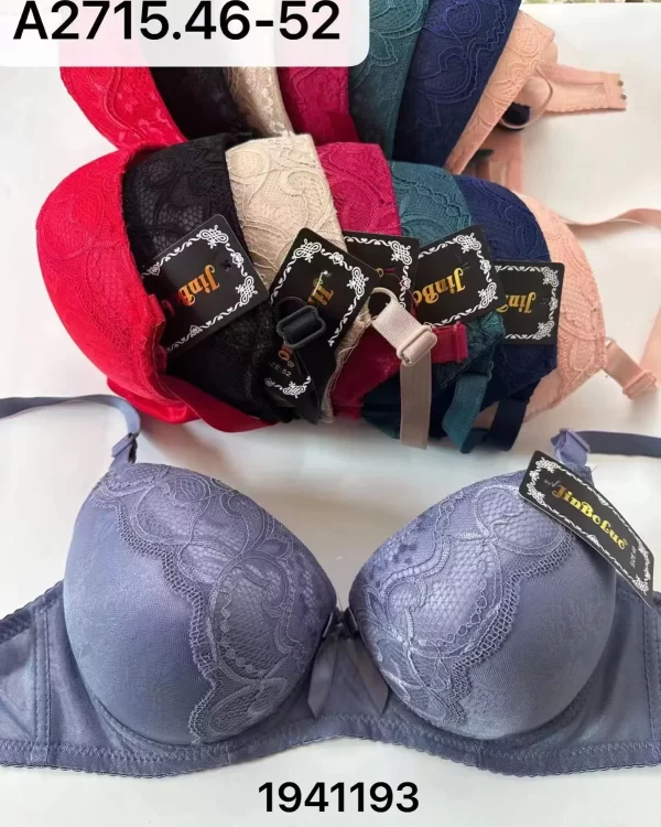 Wholesale Plus Size Lace Trim Bra (A2715) - China lingerie manufacturer & supplier