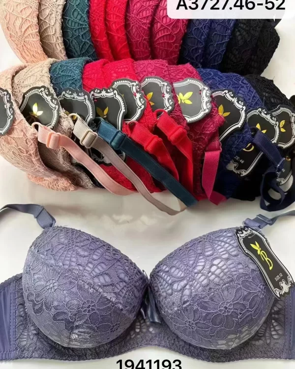 Wholesale Plus Size Lace Trim Bra (A3727) - China lingerie manufacturer & supplier