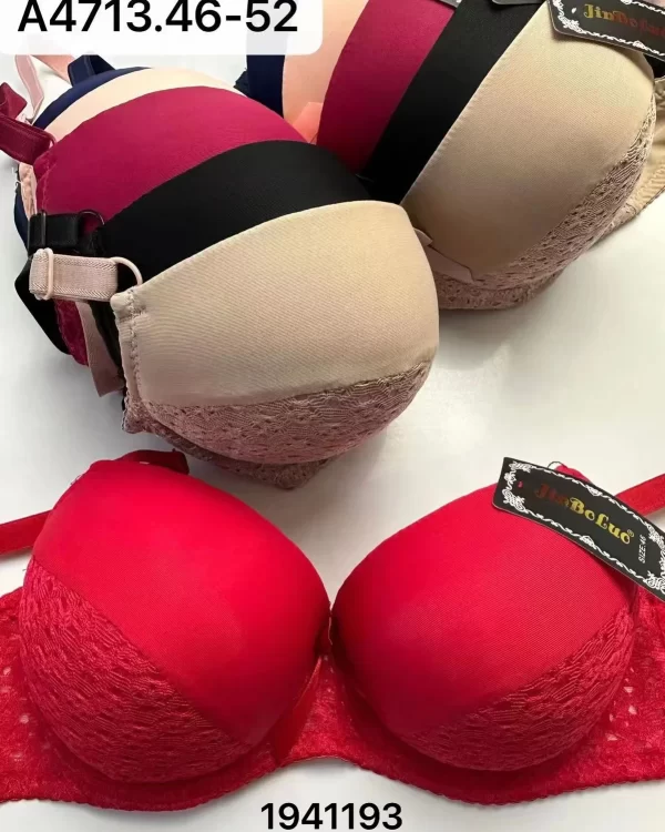 Wholesale Plus Size Lace Trim Bra (A4713) - China lingerie manufacturer & supplier