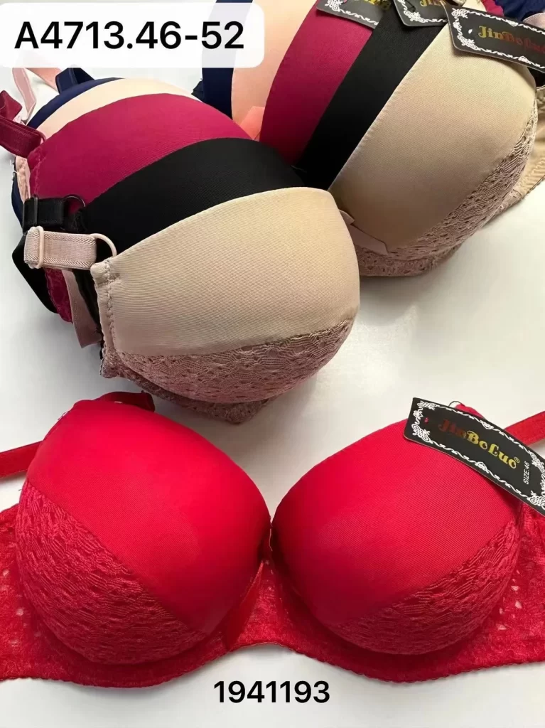 Wholesale Plus Size Lace Trim Bra (A4713) - China lingerie manufacturer & supplier