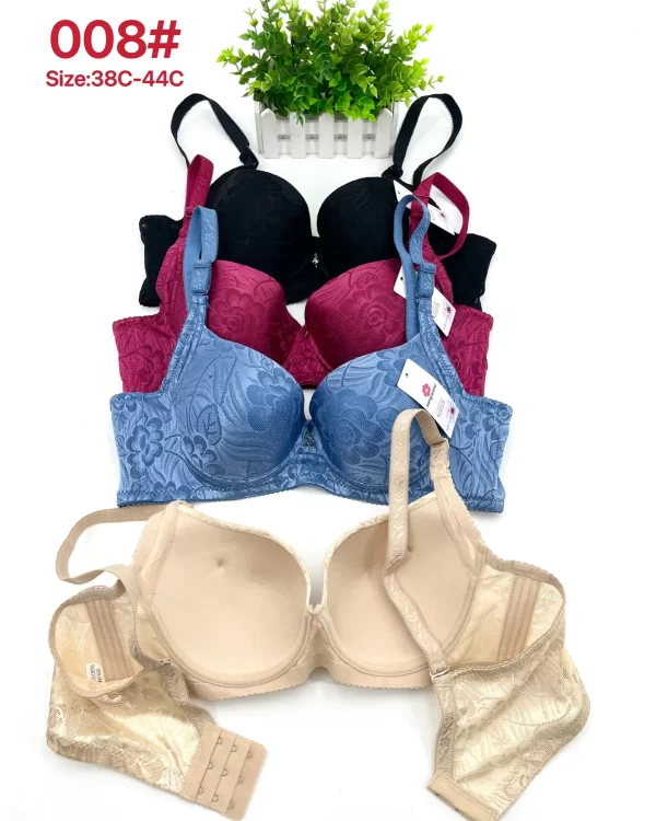 Wholesale Plus Size Jacquard Bra C Cup (008) - China lingerie manufacturer & supplier