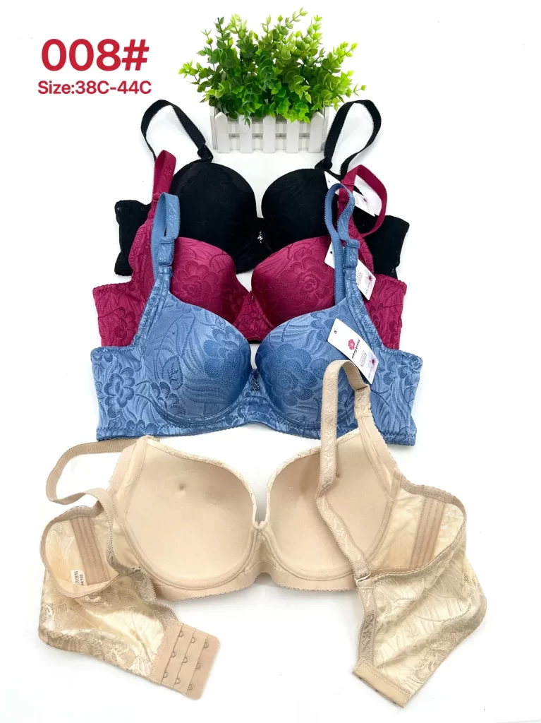 Wholesale Plus Size Jacquard Bra C Cup (008) - China lingerie manufacturer & supplier