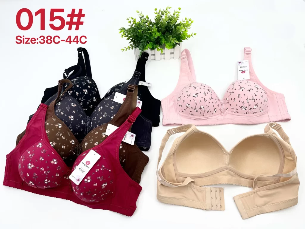 Wholesale Plus Size Lace Trim Bra C Cup (015) - China lingerie manufacturer & supplier