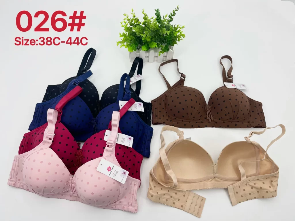 Wholesale Plus Size Lace Trim Bra C Cup (026) - China lingerie manufacturer & supplier
