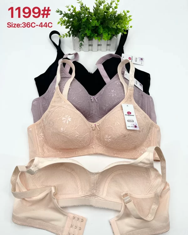 Wholesale Plus Size Lace Trim Bra C Cup (1199) - China lingerie manufacturer & supplier