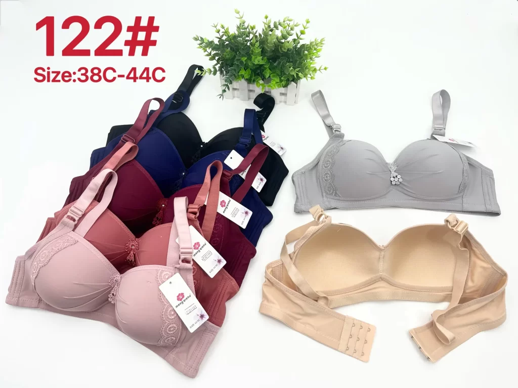 Wholesale Plus Size Lace Trim Bra C Cup (122) - China lingerie manufacturer & supplier