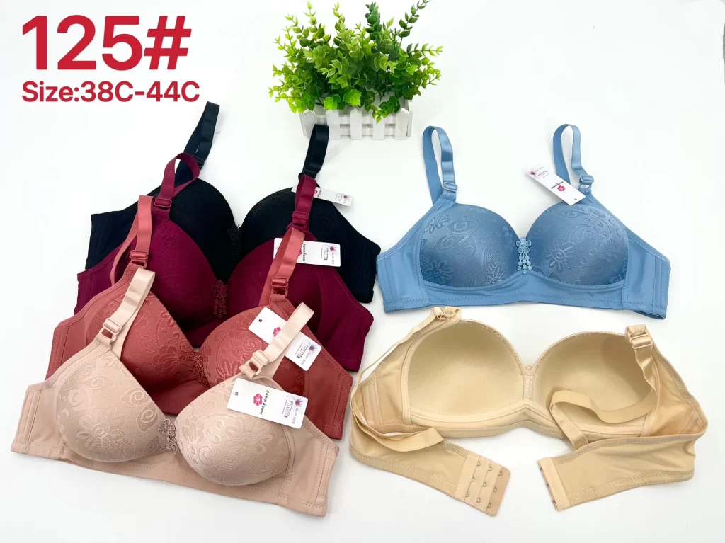 Wholesale Plus Size Jacquard Bra C Cup (125) - China lingerie manufacturer & supplier