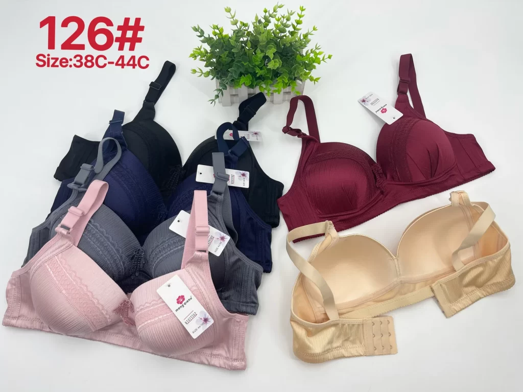 Wholesale Plus Size Lace Trim Bra C Cup (126) - China lingerie manufacturer & supplier