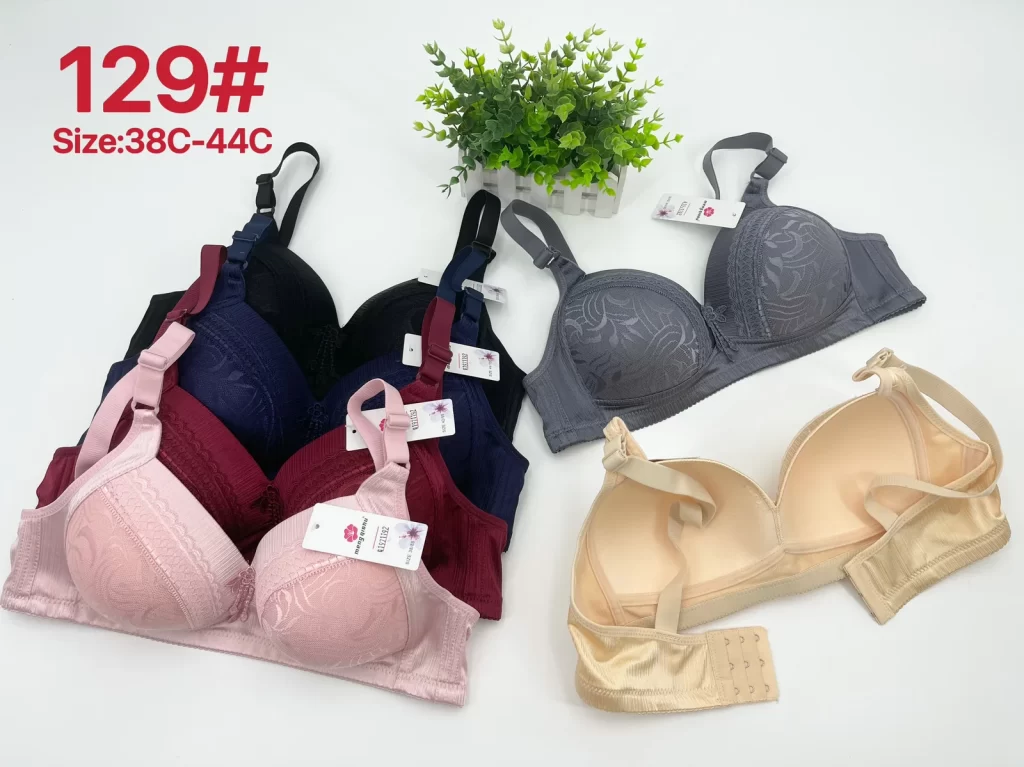 Wholesale Plus Size Lace Trim Bra C Cup (129) - China lingerie manufacturer & supplier