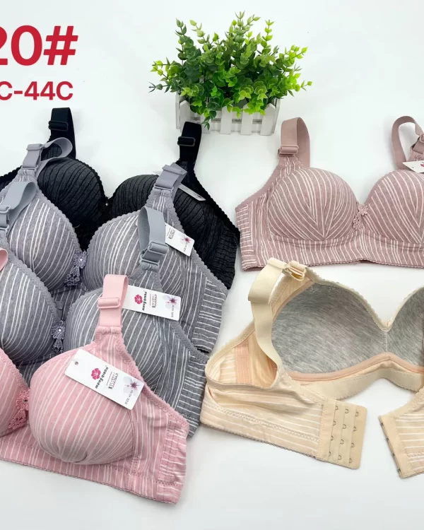 Wholesale Plus Size Striped Bra C Cup (2020) - China lingerie manufacturer & supplier