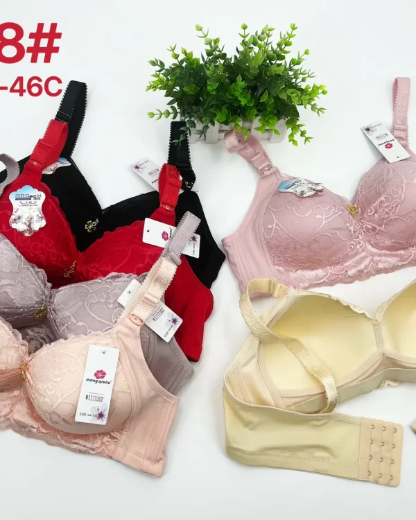 Wholesale Plus Size Lace Trim Bra C Cup (2028) - China lingerie manufacturer & supplier