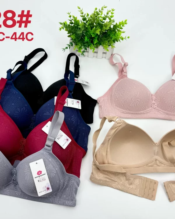 Wholesale Plus Size Jacquard Bra C Cup (2028) - China lingerie manufacturer & supplier