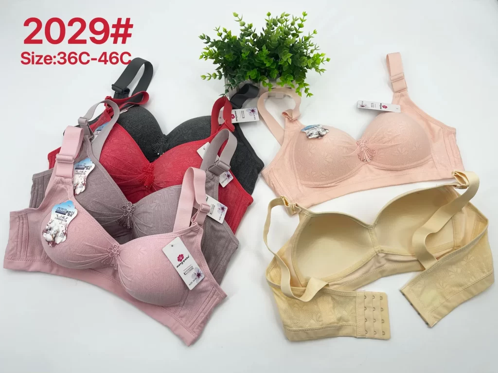 Wholesale Plus Size Lace Trim Bra C Cup (2029) - China lingerie manufacturer & supplier