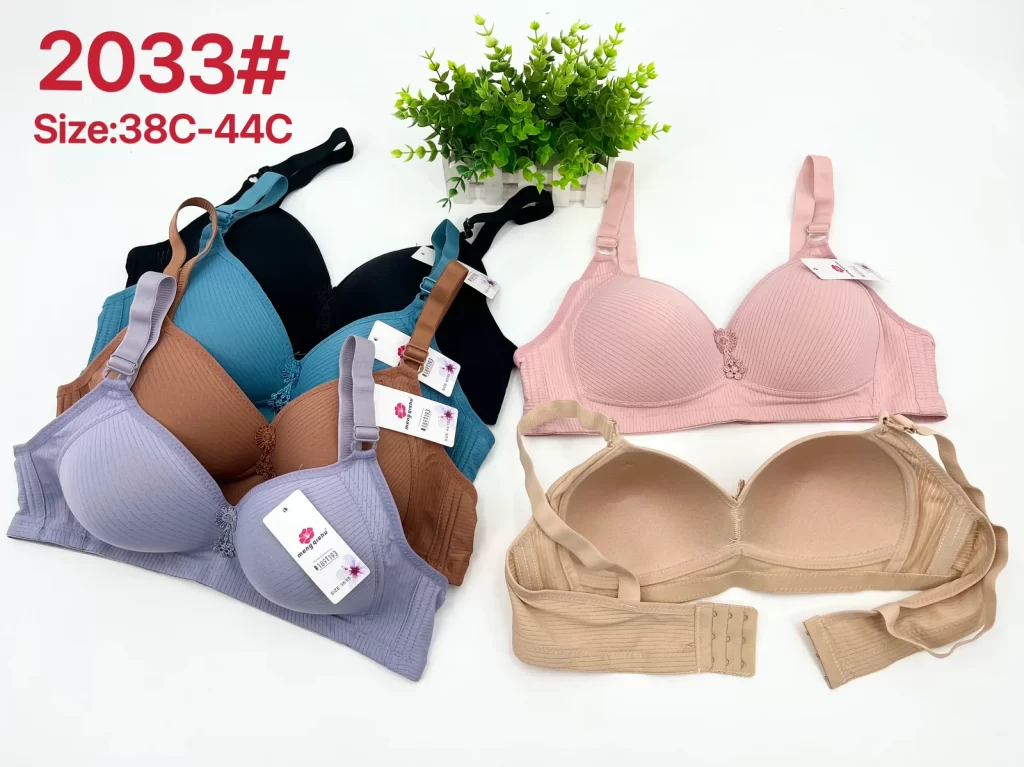 Wholesale Plus Size Lace Trim Bra C Cup (2033) - China lingerie manufacturer & supplier