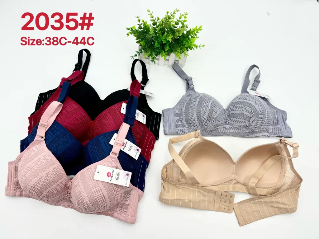 Wholesale Plus Size Lace Trim Bra C Cup (2035) - China lingerie manufacturer & supplier