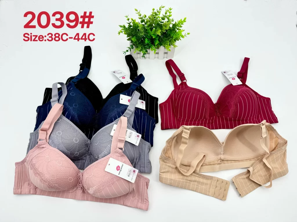 Wholesale Plus Size Lace Trim Bra C Cup (2039) - China lingerie manufacturer & supplier