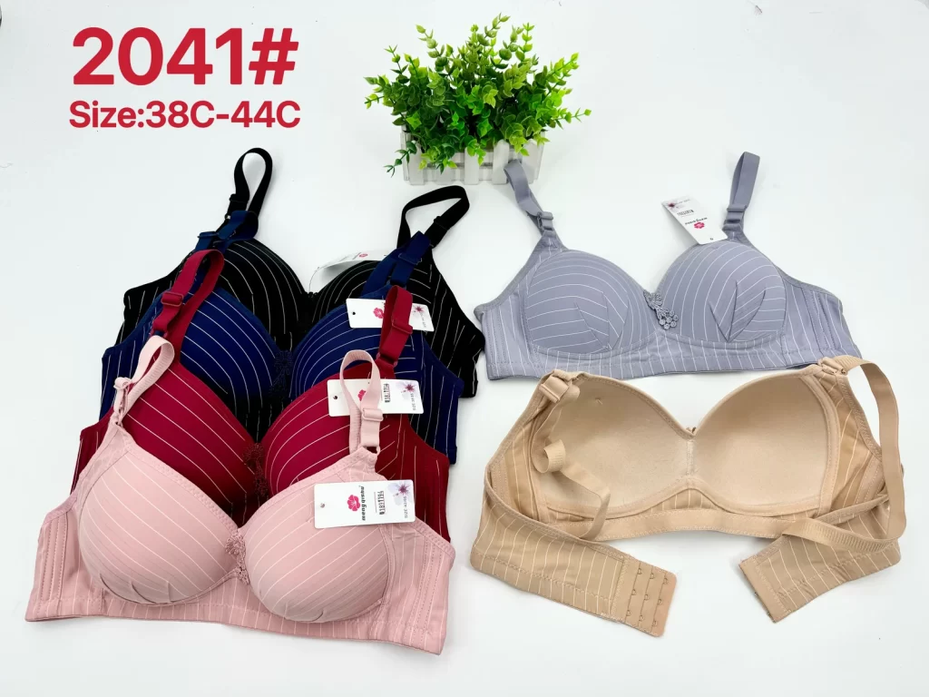 Wholesale Plus Size Lace Trim Bra C Cup (2041) - China lingerie manufacturer & supplier