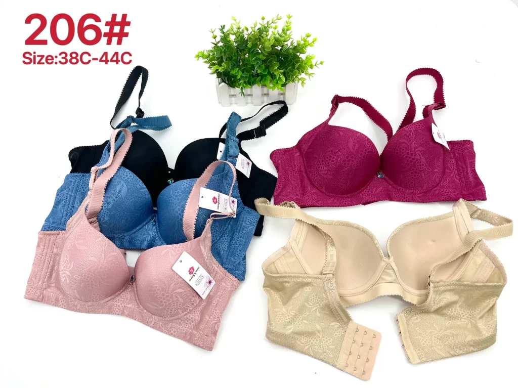Wholesale Plus Size Jacquard Bra C Cup (206) - China lingerie manufacturer & supplier