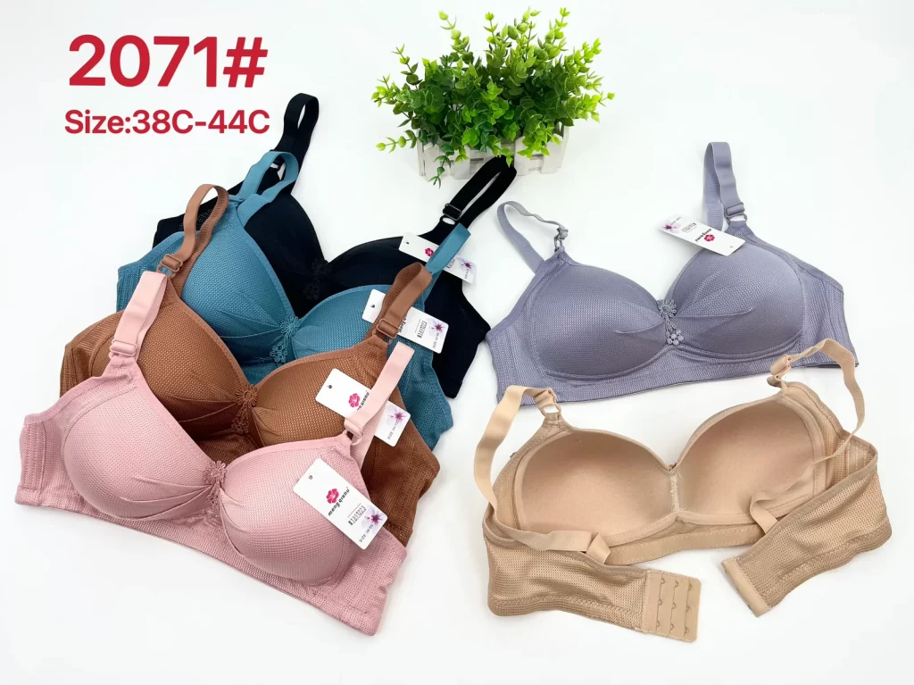 Wholesale Plus Size Lace Trim Bra C Cup (2071) - China lingerie manufacturer & supplier
