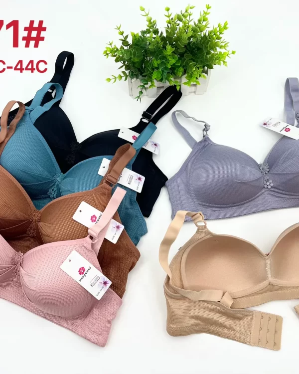 Wholesale Plus Size Lace Trim Bra C Cup (2071) - China lingerie manufacturer & supplier