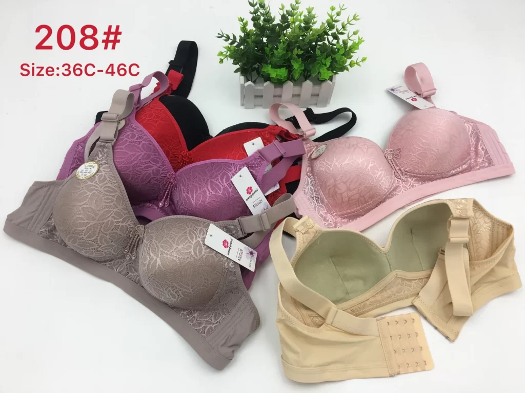 Wholesale Plus Size bra C cup model 208 from factory 109 - China lingerie manufacturer & supplier