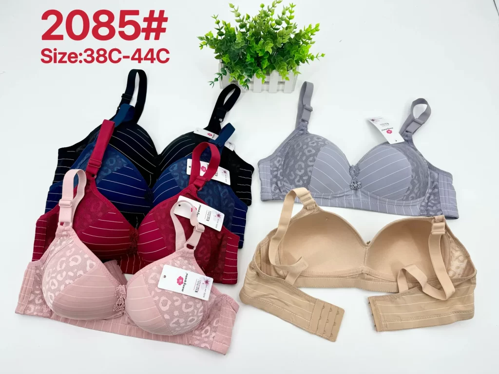 Wholesale Plus Size Lace Trim Bra C Cup (2085) - China lingerie manufacturer & supplier