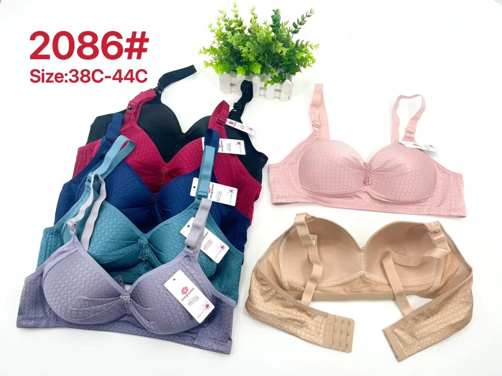 Wholesale Plus Size Lace Trim Bra C Cup (2086) - China lingerie manufacturer & supplier