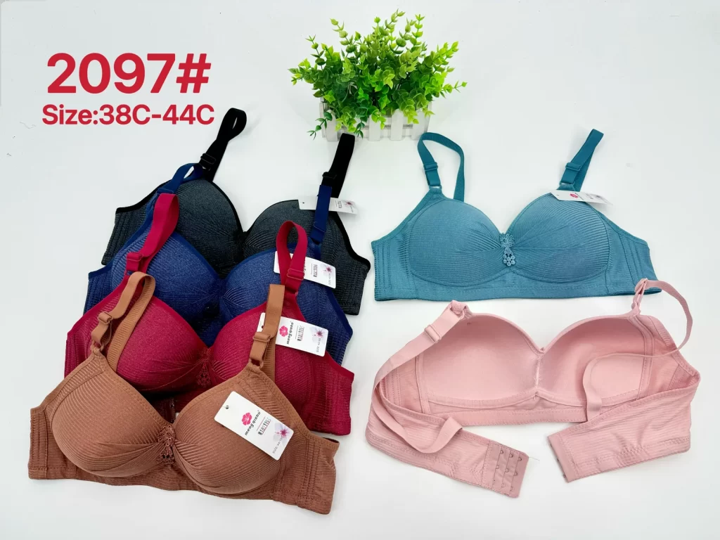 Wholesale Plus Size Lace Trim Bra C Cup (2097) - China lingerie manufacturer & supplier