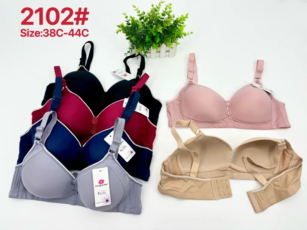 Wholesale Plus Size Lace Trim Bra C Cup (2102) - China lingerie manufacturer & supplier