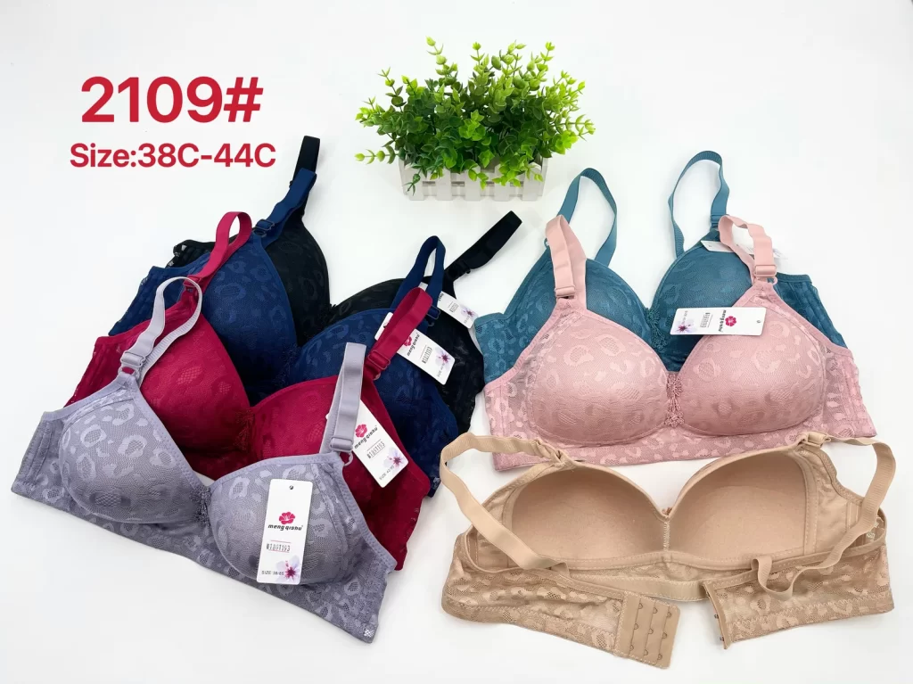 Wholesale Plus Size Lace Trim Bra C Cup (2109) - China lingerie manufacturer & supplier