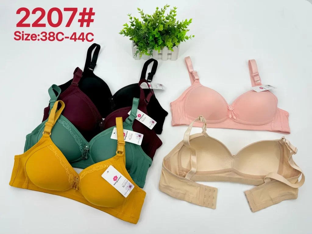 Wholesale Plus Size Lace Trim Bra C Cup (2207) - China lingerie manufacturer & supplier