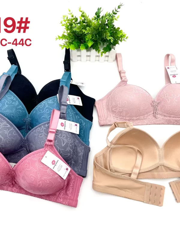 Wholesale Plus Size Lace Trim Bra C Cup (2319) - China lingerie manufacturer & supplier