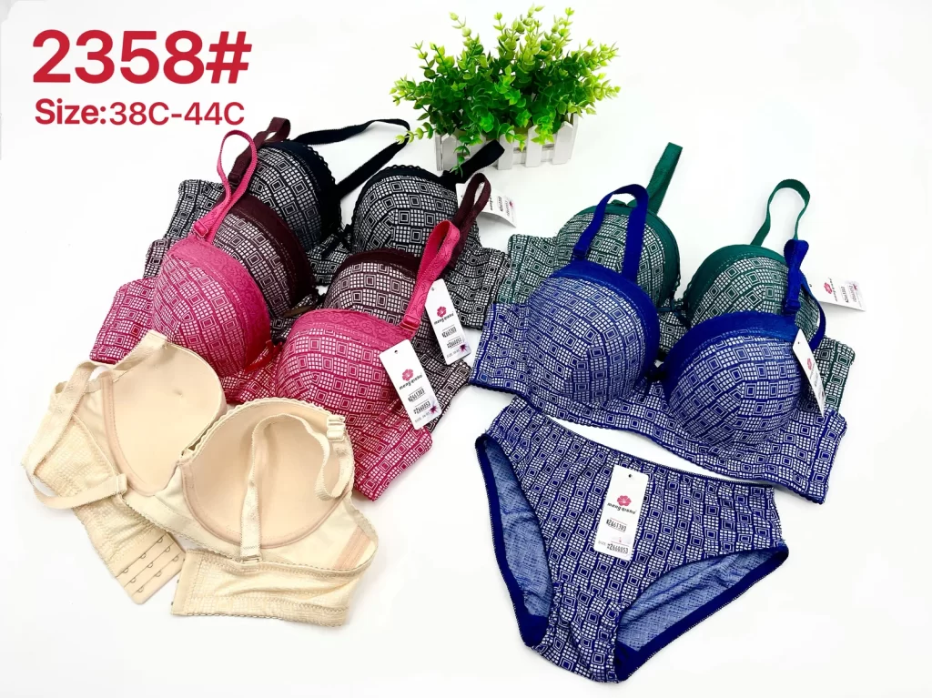 Wholesale Plus Size Bra Set C Cup (2358) - China lingerie manufacturer & supplier