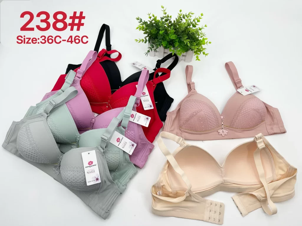Wholesale Plus Size Lace Trim Bra C Cup (238) - China lingerie manufacturer & supplier