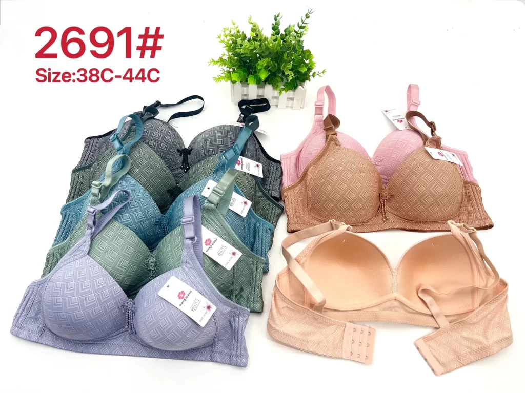 Wholesale Plus Size Jacquard Bra C Cup (2691) - China lingerie manufacturer & supplier