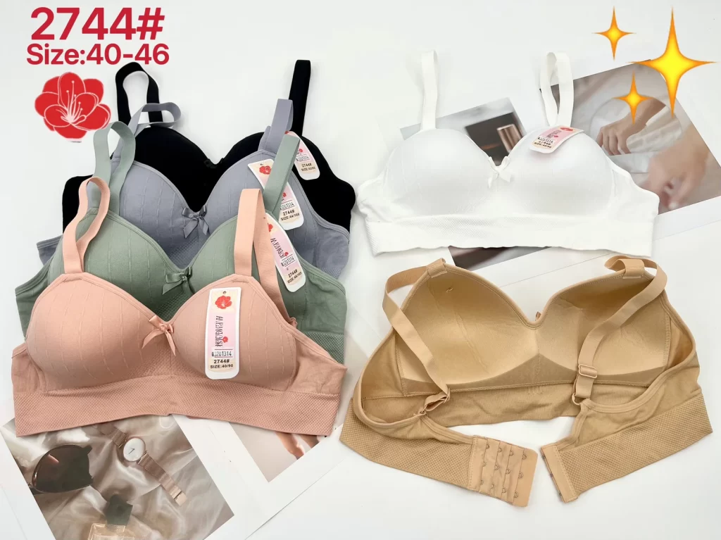 Wholesale Plus Size bra C cup model 2744 from factory 320 - China lingerie manufacturer & supplier